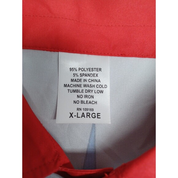 Mens Bowling TAC Button Front Shirt XL Black White - Picture 6 of 6